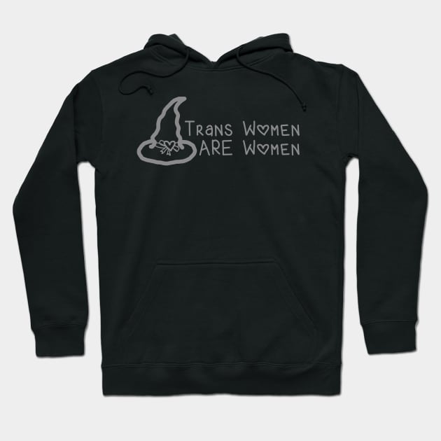 Trans Witches are Witches (cute edition) Hoodie by LochNestFarm